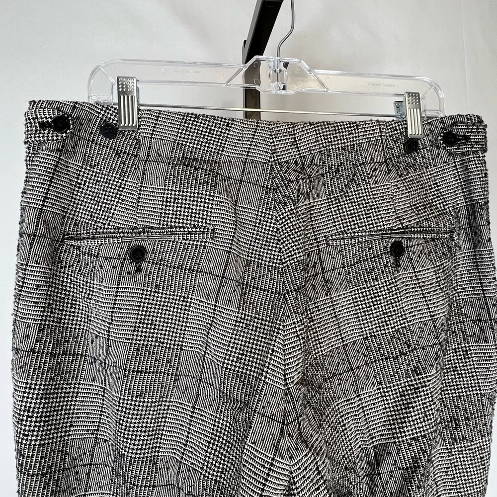 ASOS Men’s Black and White Plaid Dress Pants size 34”x 34” - Picture 3 of 8